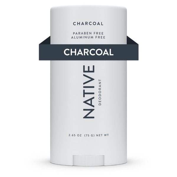 Native Deodorant | Natural Deodorant for Women and Men, Aluminum Free with Baking Soda, Probiotics, Coconut Oil and Shea Butter | Charcoal