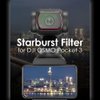 CAPART Star Sross Filter for DJI OSMO Pocket 3, Light Star Lens Filter Magnetic Mounting Aluminum Frame Multi Coated HD Optical Glass (Starburst)