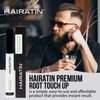 Hairatin Root Touch Up - Quick and Easy Application with Anti-transfer Technology for Better Concealing and Darkening of Gray Spots, and Maintains Thick Hair Throughout the Day