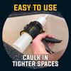 SILIGUN™ Compact Caulking Gun - No Drip Caulk Gun - Patented Design - Lightweight ABS Frame - Works with All 10 oz Tubes