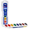PRANG Washable Watercolor Paint Set, 8 Classic Colors with Brush, 1-Pack (80525)