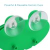 Pensino Frog Habitat Frog Dish Holder with Suction Cups, Cute Frog Terrarium Decor Fish Tank Decoration for Tree Frog Toad Tadpole (1 Pack)