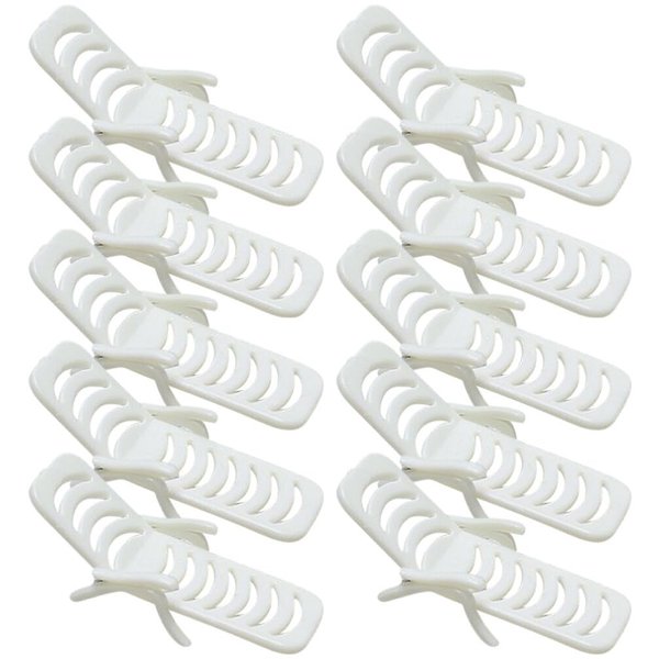 ABOOFAN Miniature Beach Chair, 10pcs 1:12 Foldable Mini Deck Chair Longue Chair Cake Toppers Dollhouse Furniture Accessories for Indoor Outdoor