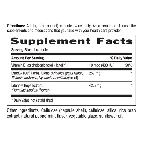 Country Life Menopause Rescue – Multi-Component Menopause Formula – Convenient Blister Packs – Plant Based - Provides Complete Care of Major Menopausal Symptoms– 60 Vegetarian Capsules