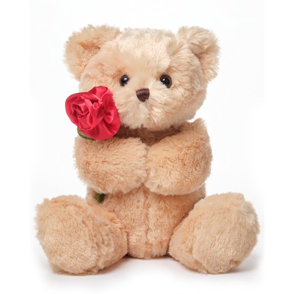 Bearington Remington The Teddy Bear, 9.5 Inch Valentine's Day Stuffed Animal, Ideal for Valentine's Gift for Kids & Girlfriends