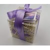 Spa Pure LAVENDER Bath Bombs: GIFT SET with 6 bath bombs in clear gift cube