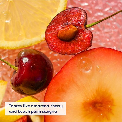 eos Sunset Sips Lip Butter Tube- Wild Cherry Slushie, 24-Hour Moisture, Overnight Lip Mask, Lip Care Products, 0.35 fl oz