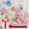 DENTRUN Octopus Stuffed Animals, Giant Octopus Plush Doll Play Toys for Kids Girls Boys Adults Birthday Xmas Halloween Present Stuffed Sea Animals Plushie, 7/16/24/32 Inches, 5 Colors