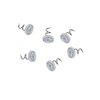 Lightweight Clear Heads Twist Pins Reusable Plastic Head Upholstery Pin for Slipcovers Drapes Bedskirts Use 20Pcs Practical Design
