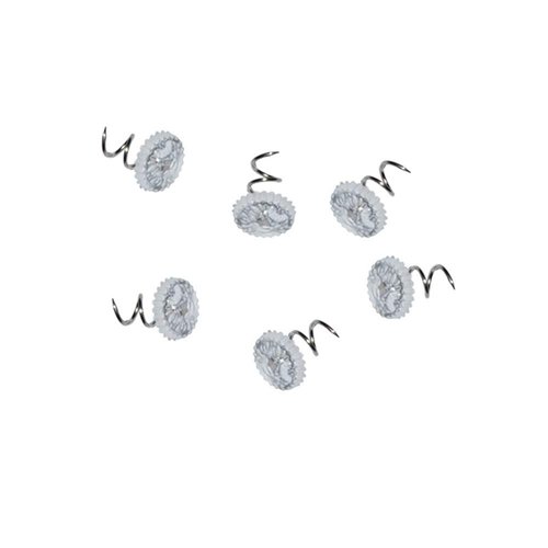 Lightweight Clear Heads Twist Pins Reusable Plastic Head Upholstery Pin for Slipcovers Drapes Bedskirts Use 20Pcs Practical Design