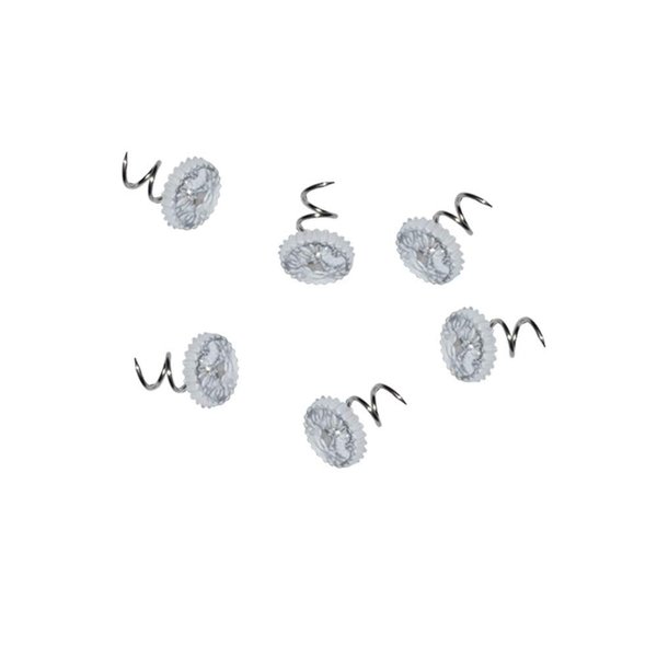 Lightweight Clear Heads Twist Pins Reusable Plastic Head Upholstery Pin for Slipcovers Drapes Bedskirts Use 20Pcs Practical Design