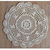 SouthMage 4 Hand Crochet Round Lace Doilies 12 inches For Table Placemats