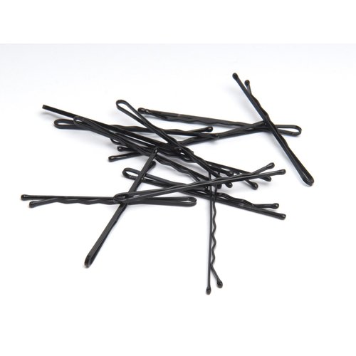 Diane, 2" Bobby Pins D452, BLACK, 300 Count