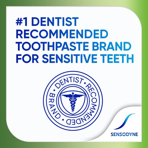 Sensodyne Fresh Mint Sensitive Toothpaste, Cavity Prevention and Sensitive Teeth Treatment - 4 Ounces (Pack of 3)