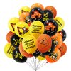 Orange Black and Yellow Balloons, 12 Inch Construction Balloons 30PCS Excavator Balloon Orange Black and Yellow Latex Balloons Truck Balloons for Boys Kids Birthday Shower Graduation Party Decorations