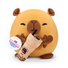 Snackles Series 2 Capybara & Boba 8 Inch Plush by ZURU, Ultra Soft Plush, Collectible Plush with Real Licensed Brands, Stuffed Animal, Giftable