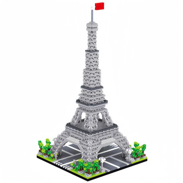 Craft Iconic French Splendour with Paris Eiffel Tower Micro Mini Building Blocks Toys: Engaging Adult Crafts