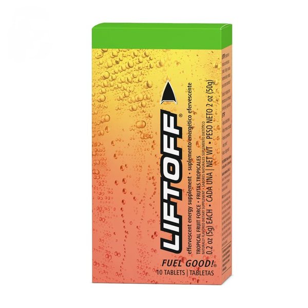 Herbal Liftoff: Enerji Drink-TROPİCAL FRUİT FORCE -10 tablets