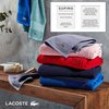 Lacoste Heritage Supima Cotton Tub Mat, Meteorite, 21" x 31"