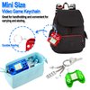 TGIQROVE Video Game Party Favors, Video Game Keychain, Birthday Gaming Party Gifts, Mini Game Console for Kids Classroom Prizes, Goodies Bags Stuffer, Backpack (12Pcs)