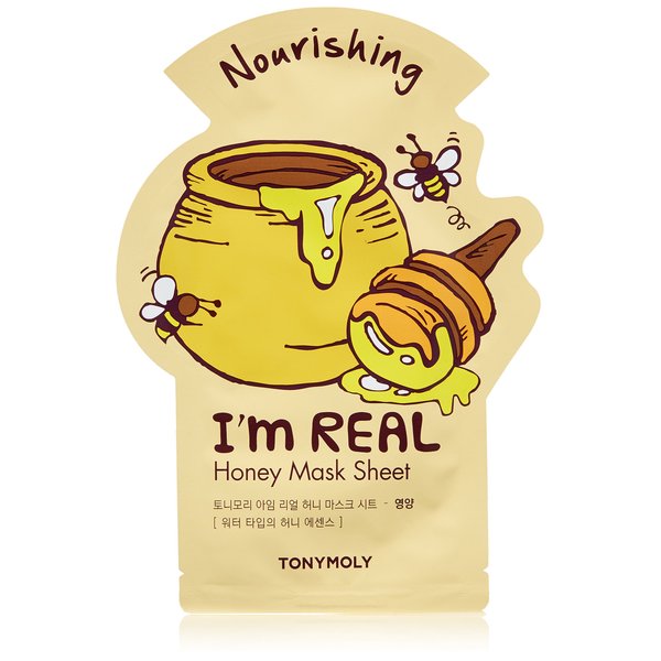 TONYMOLY I'm Real Honey Nourishing Mask Sheet, Pack of 1