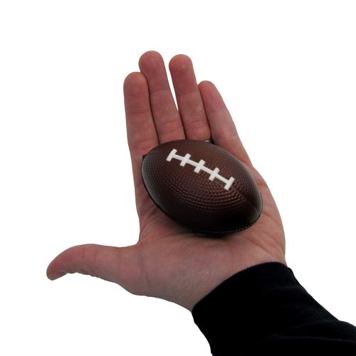 TG,LLC Treasure Gurus Mini Football Sports Squish Toy Foam Anxiety Relief Sensory Squeeze Stress Ball Party Favor