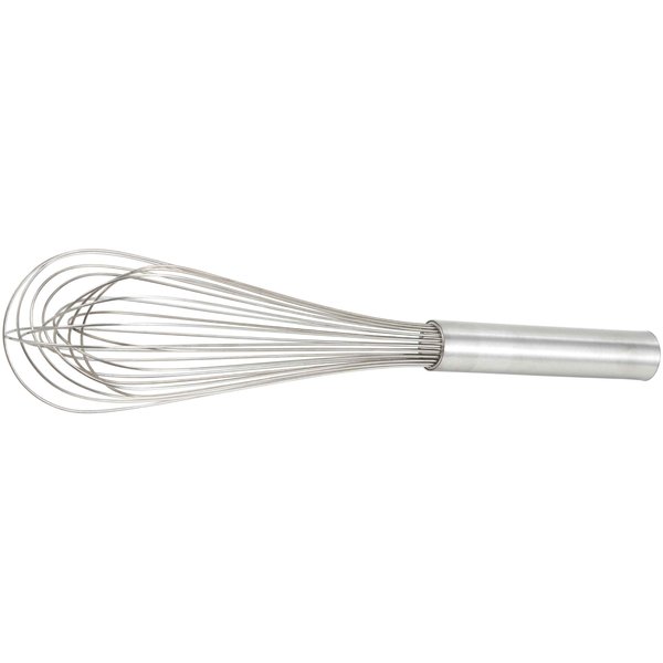 Winco Stainless Steel Piano Wire Whip, 12-Inch, 12 inches