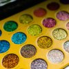 SHANY RSVParty Makeup Glitter Eyeshadow Palette - 24 Long-Lasting Pressed Glitter Pigments for Face and Body - Ultra Pigmented Glitter Makeup set with a Makeup Brush. Full Size Eyeshadow Pan.