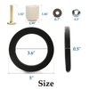RV Toilet Seal, 385311652 RV Toilet Gasket Compatible with Dometic 300/310/320 RV Toilets, RV Toilet Replacement Seal Parts for 310 RV Toilet Repair Seal Flange Kit