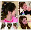 1000 PCS Hair Bands, Clear Elastic Hair Band, Mini Hair Rubbers Ties for Girls Ponytail Hair Accessories, Soft Elastic Bands Non-Slip Small Hair Ties, with 2 PCS Topsy Tail Hair Tools.