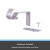 Kenney Fast Fit 5/8" No Measure Curtain Rod Brackets, Brushed Nickel, 2 Count (Pack of 1)