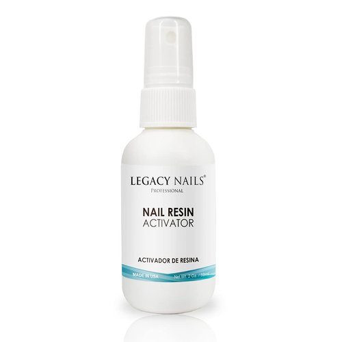Legacy Nails Professional - Nail Resin Activator - Resin Accelerator Sets, Cures and Seals Resin to Prevent Cracking or Lifting, Perfect for Acrylic & Gel Nails
