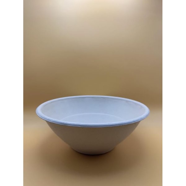 40oz Disposable Sugarcane Bowl, Big Paper Bowls, Large, Heavy-Duty, Eco-Friendly, Compostable Bowls, Biodegradable Made of Sugar Cane Fibers (150)