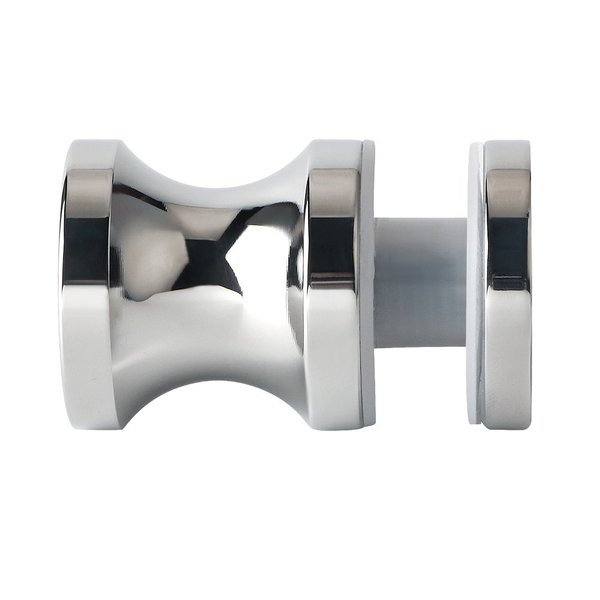 Alise Shower Glass Door Handle,Sliding Shower Doors Knob,One Sided Pull Hardware Replacement Parts for Bathroom Glass Doors,L9000 Solid SUS304 Stainless Steel Polished Chrome