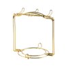 YOLIFE Tea Cups Display Stand, Disassemble Gold Coffee Cups Rack for Demitasse, Espresso Cups, Cappuccino Cup, Hold Up 6 Cups (200ML), 6 Saucers, 6 Spoon