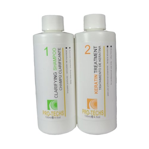 GS Pro-Techs Brazilian Keratin Coconut smoothing hair Plus Clarifying Shampoo 4oz