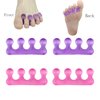 Set of 4 Toe Spacers, Gel Toe Separators for Pedicure, Nail Polish, Toenail Trimming
