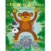 +30 WILD ANIMALS CHILDREN'S COLORING BOOK BY TGITAYDI