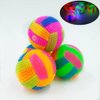 Dreamxue Flashing Football Shape LED Light Sound Bouncy Ball Funny Kids Pet Dog Toy Interactive Dog Toy, Xmas Gifts