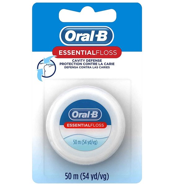 Oral-B Essential Dental Floss Waxed - each, Pack of 3