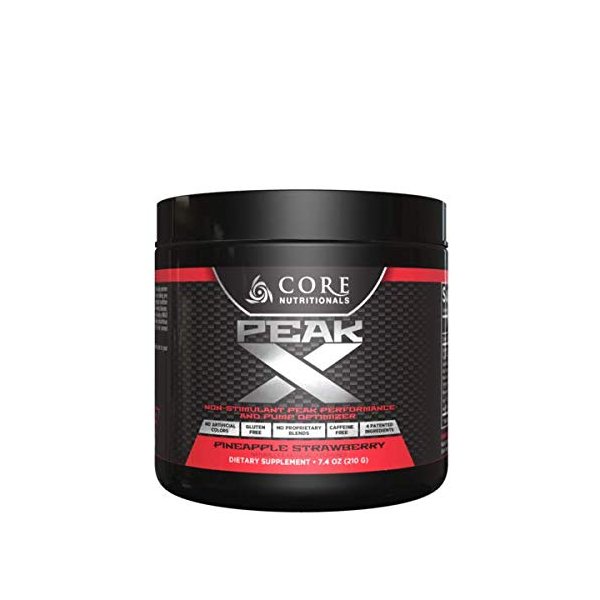 Core Nutrionals Peak X Non-Stimulant Peak Performance & Pump Optimizer (Pineapple Strawberry)