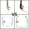 CGID Unisex Lightweight Rimless Frameless Rectangle Reading Glasses Mens Womens Spring Hinge Fashion Readers Reading Glasses +1.00