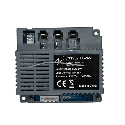 2.4G Bluetooth Remote Control and JR1932RX-24V Receiver Control Box Mother Board for Kids Ride On Car Powered Wheels Replacement Parts