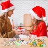 Mootycapa 24 Pcs Christmas Christian DIY Wooden Magnets to Paint, Nativity Scene Glow in The Dark Wood Painting Crafts, Jesus Fridge Magnets Craft Kits for Boys Girls School Home Party Activities