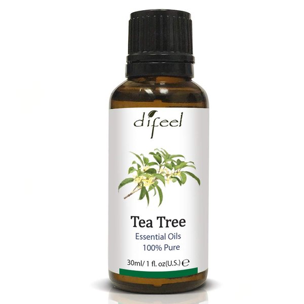 Difeel Essential Oils 100% Pure Tea Tree Oil 1 ounce (6-Pack)