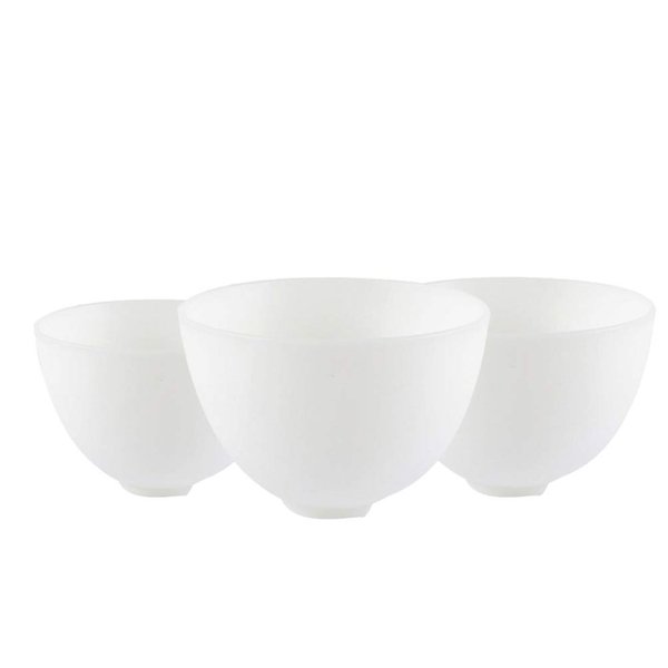 EXCEART Face Mask Mixing Bowl 3Pcs Silicone Facial Mask Mixing Bowls DIY Facemask Mixing Mask Other Skincare Product Mixing Bowls