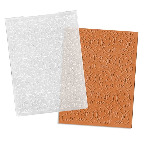 LANGFON Lace Flower Embossing Folders for Card Making, Flowers Frame Background DIY Plastic Template Photo Album Card Paper Handmade Scrapbooking DIY Craft Decoration Template Mold