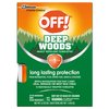 OFF! Deep Woods Insect Repellent Towelettes, Long Lasting Protection from Mosquitoes, Unscented, 12 Count Individually Wrapped Wipes
