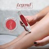 Epilady Hair Removal Epilator for Women | Rechargeable Hair Remover for Women | Legend 4 Electric Shaver for Women, Hair Removal Device | Bikini Trimmer w/ Pouch | Cord/Cordless, 2 Speeds