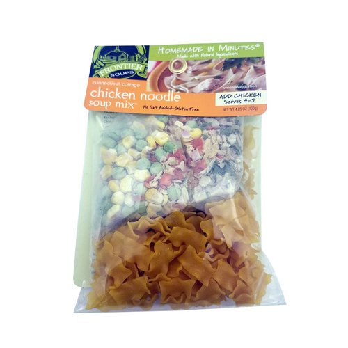 Frontier Soups Homemade In Minutes Connecticut Cottage Chicken Noodle Soup, 4.5-Ounce Bags (Pack of 4)